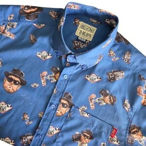 RSVLTS x MLBPA Funky Muncy Short Sleeve shirt  Men's Medium  Los Angeles Dodgers